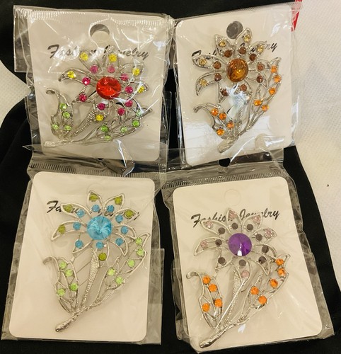Lotto spille donna fiore - lotto, 4