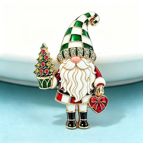 Spilla babbo natale - babbo,