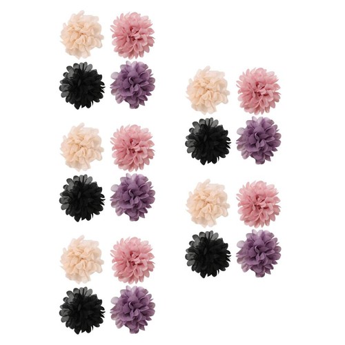 Spilla elegante tessuto - , fiore