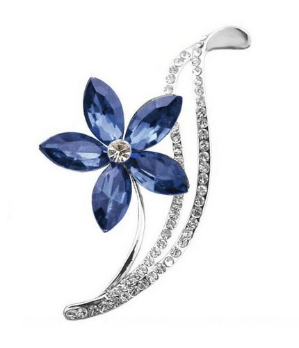 Spilla gioiello stile fiore